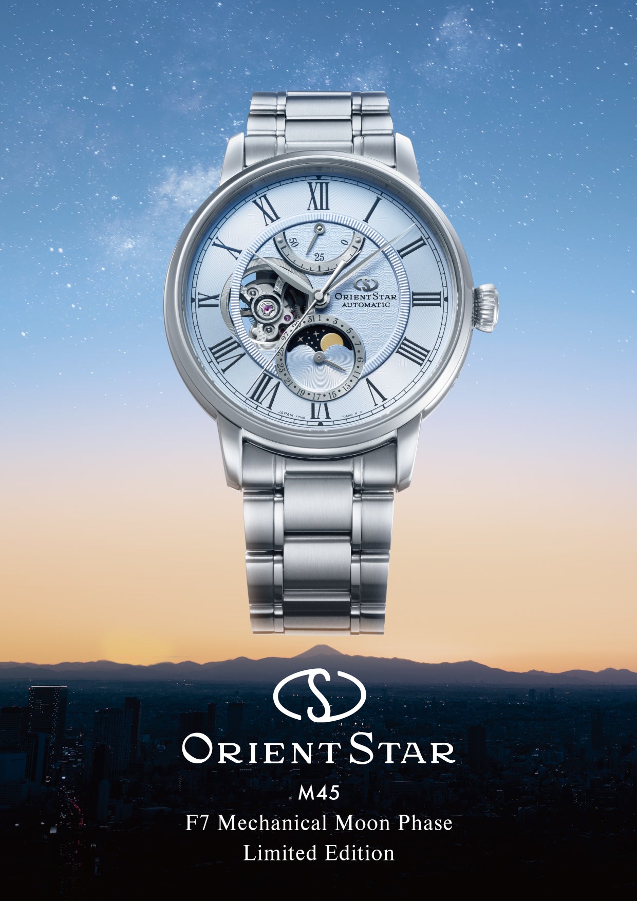 M45 F7 Mechanical Moon Phase RE-BT0007L