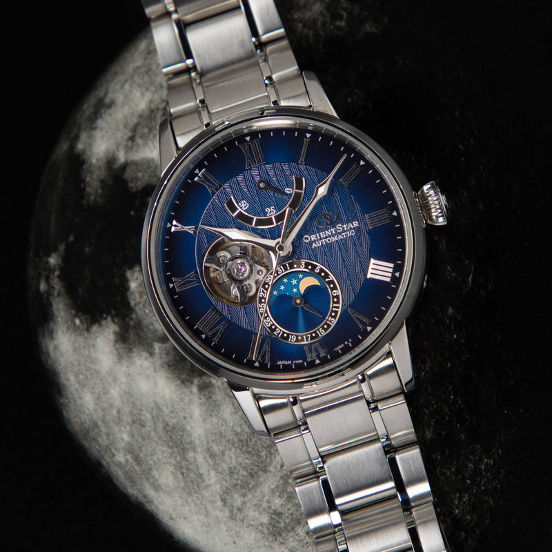 M45 F7 Mechanical Moon Phase RE-AY0103L
