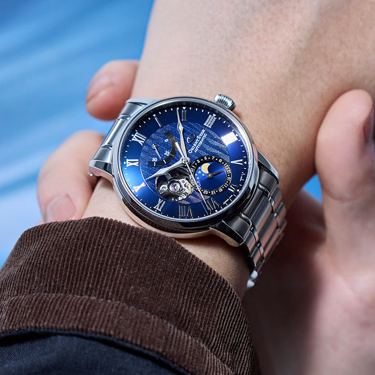 M45 F7 Mechanical Moon Phase RE-AY0103L